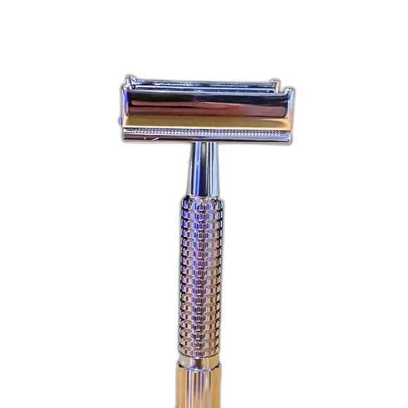 Van Der Hagen TWIST Adjustable Safety Razor Siver 5 Blades - Picture 7 of 10